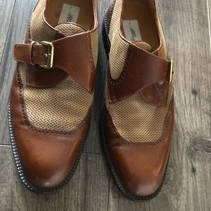 Mezlan leather shoes size 10